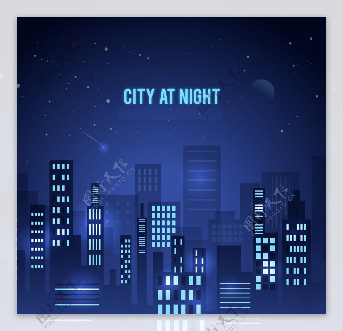 城市建筑夜景