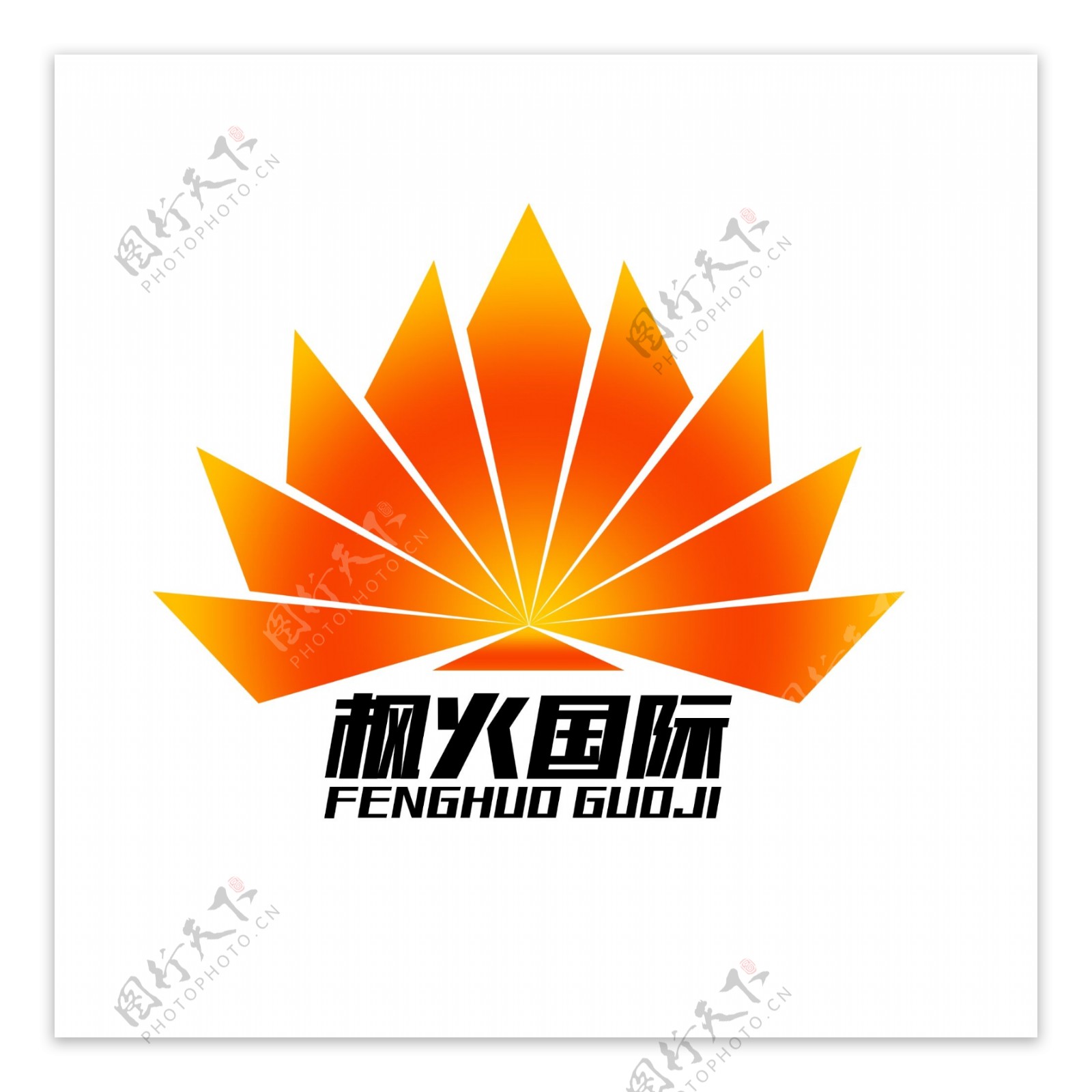 枫叶创意logo设计