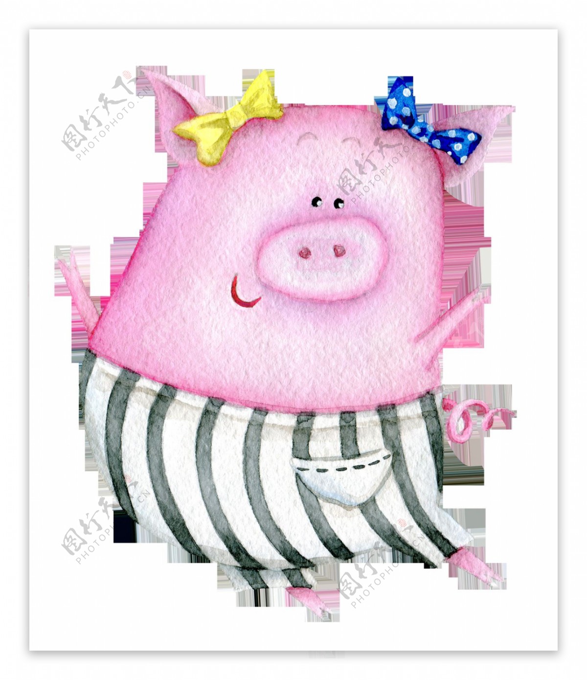 粉色可爱小猪免扣素材合集