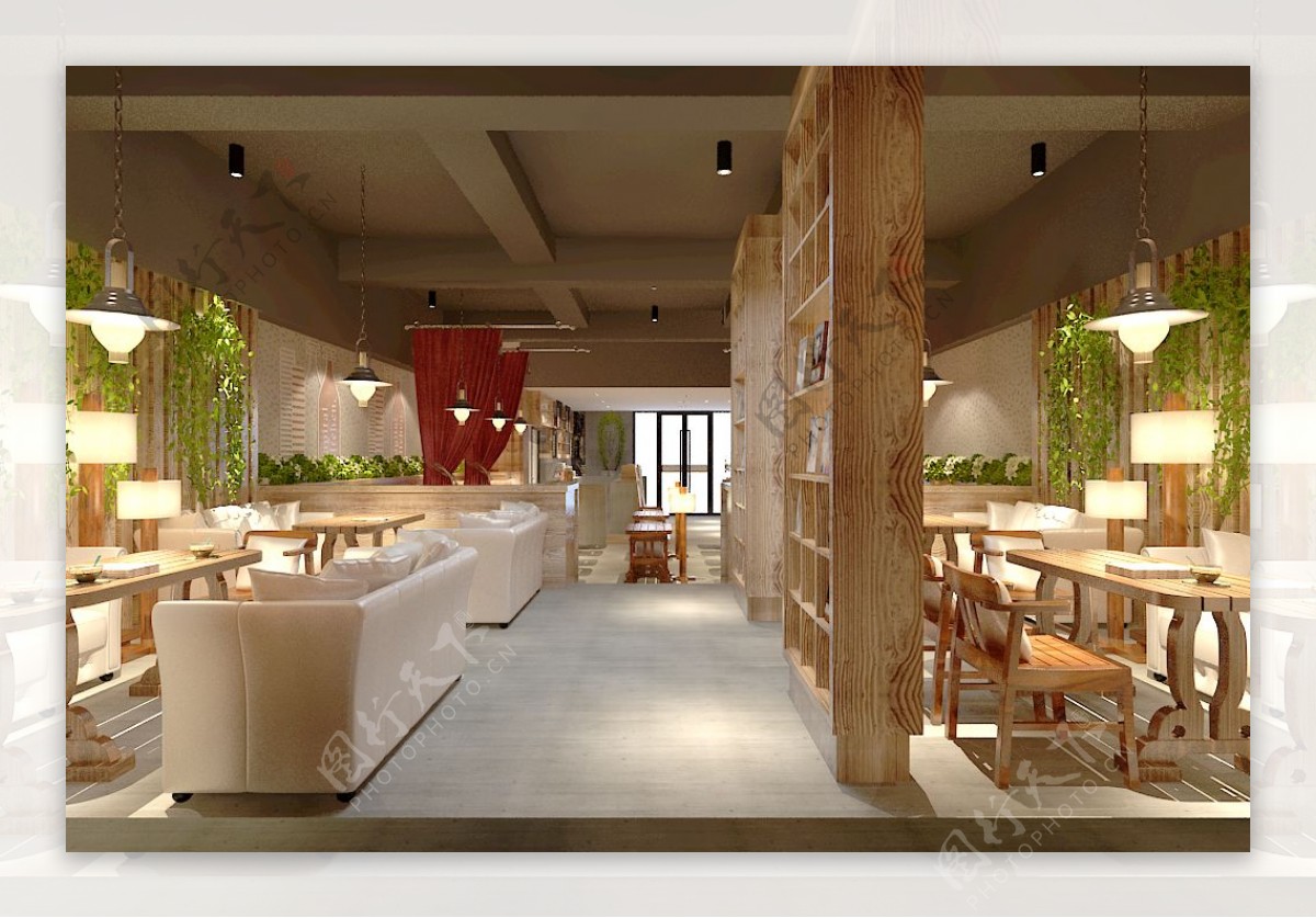 现代餐厅空间自然风