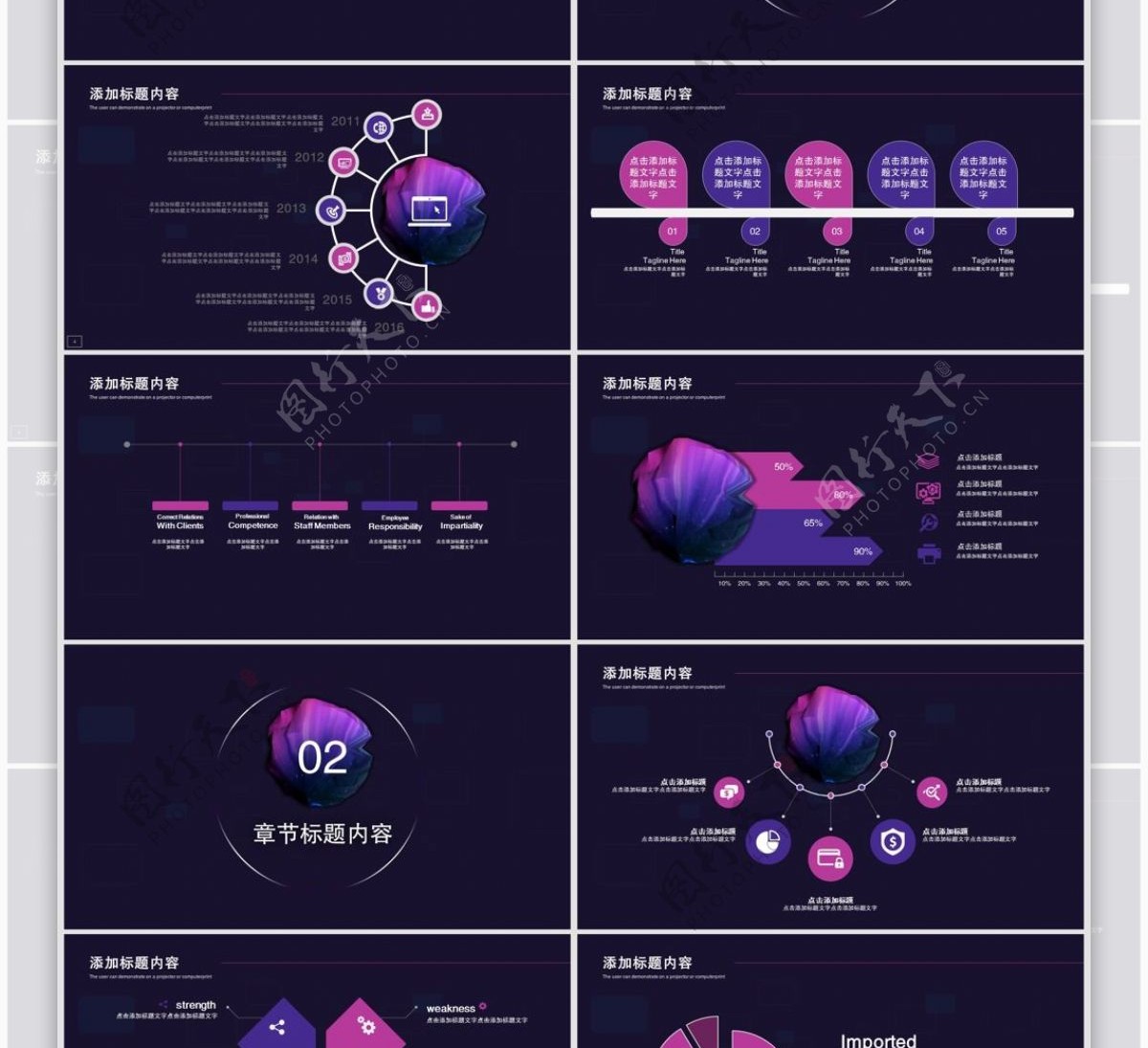 创新科技项目计划书PPT模板