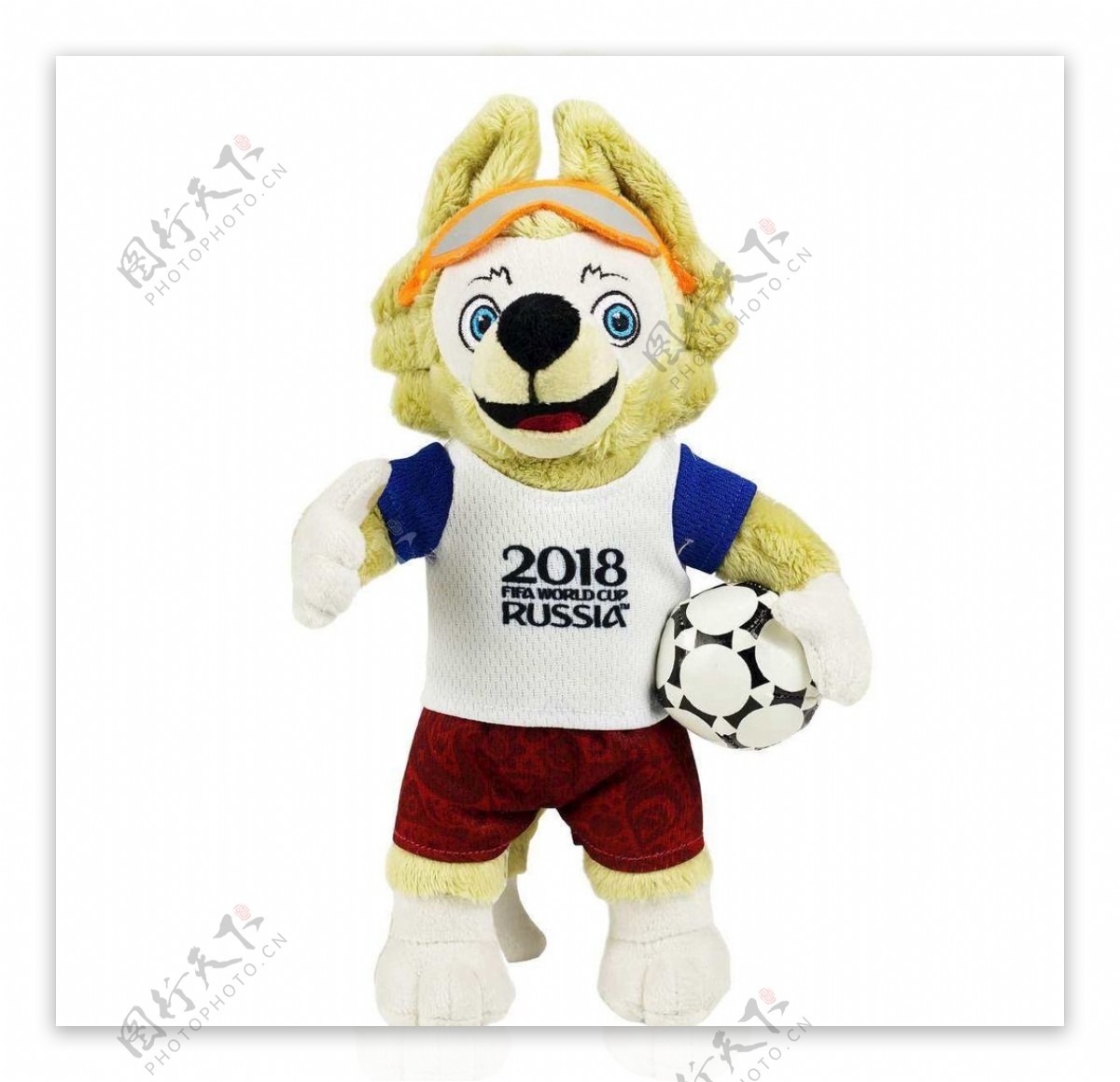 2018世界杯吉祥物玩偶