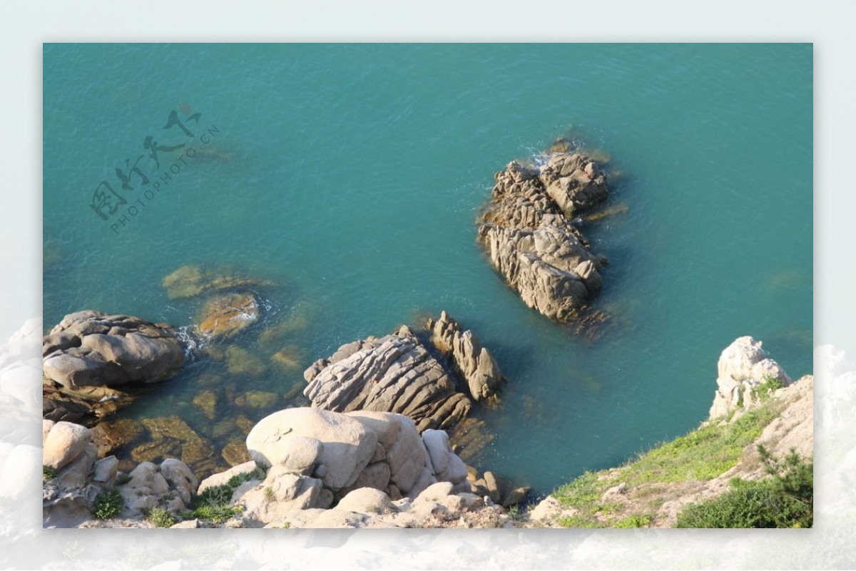 海水岩石