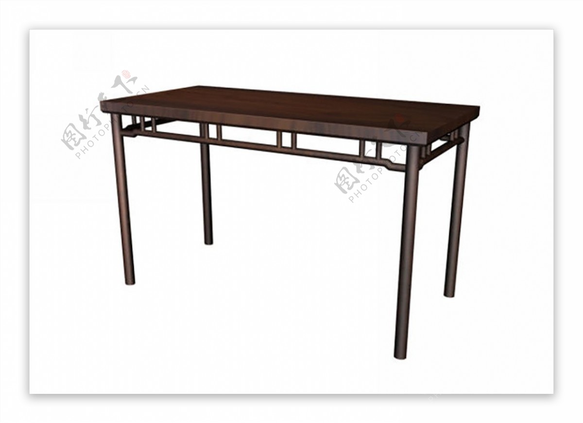 明清家具长桌3D模型