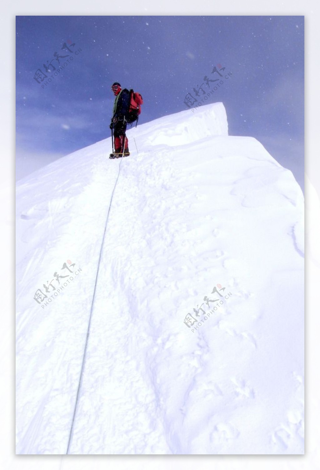 壮丽的雪山风光