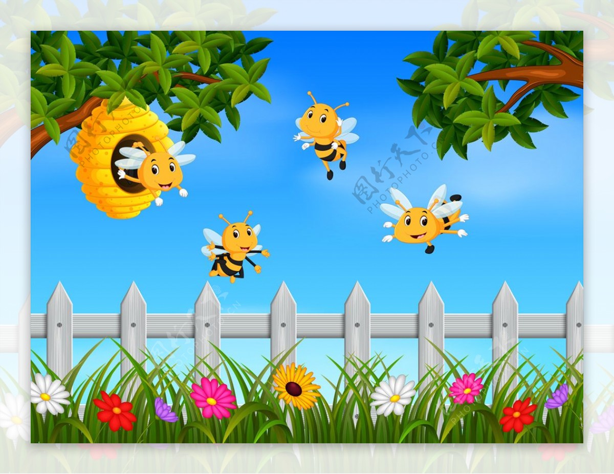 【蜜蜂卡通】卡通圖推薦：33款可愛的蜜蜂卡通圖下載 - 天天瘋後製