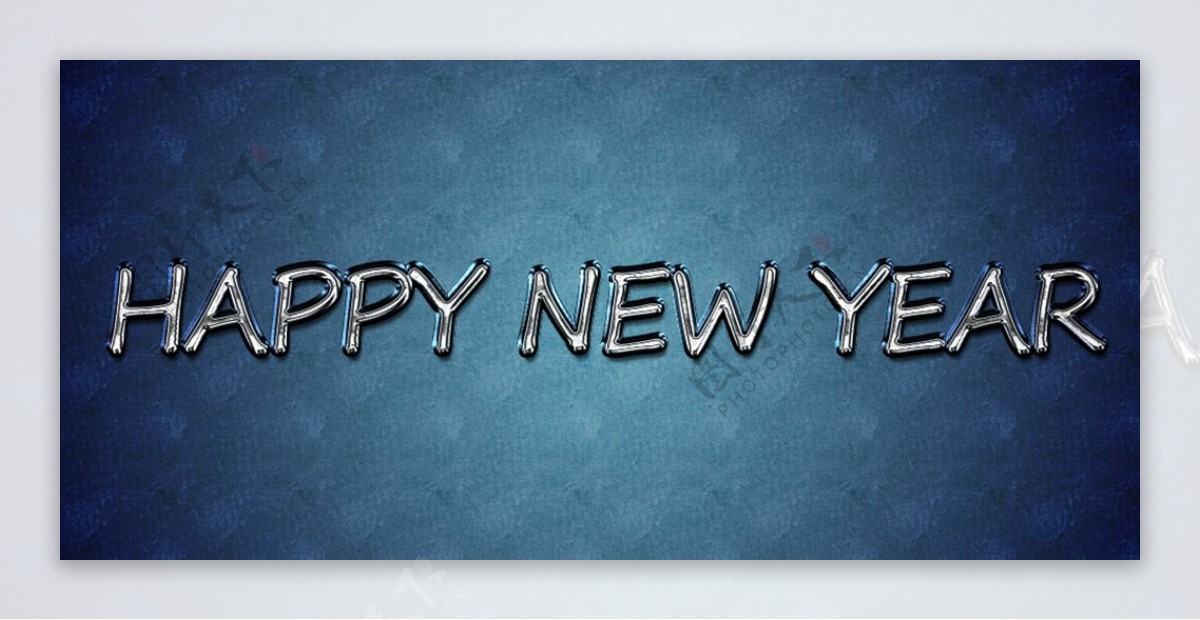 新年特效艺术字气球字体海报字体