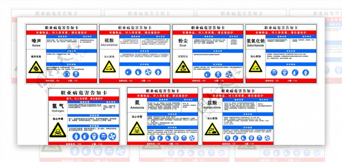 职业病危害告知卡