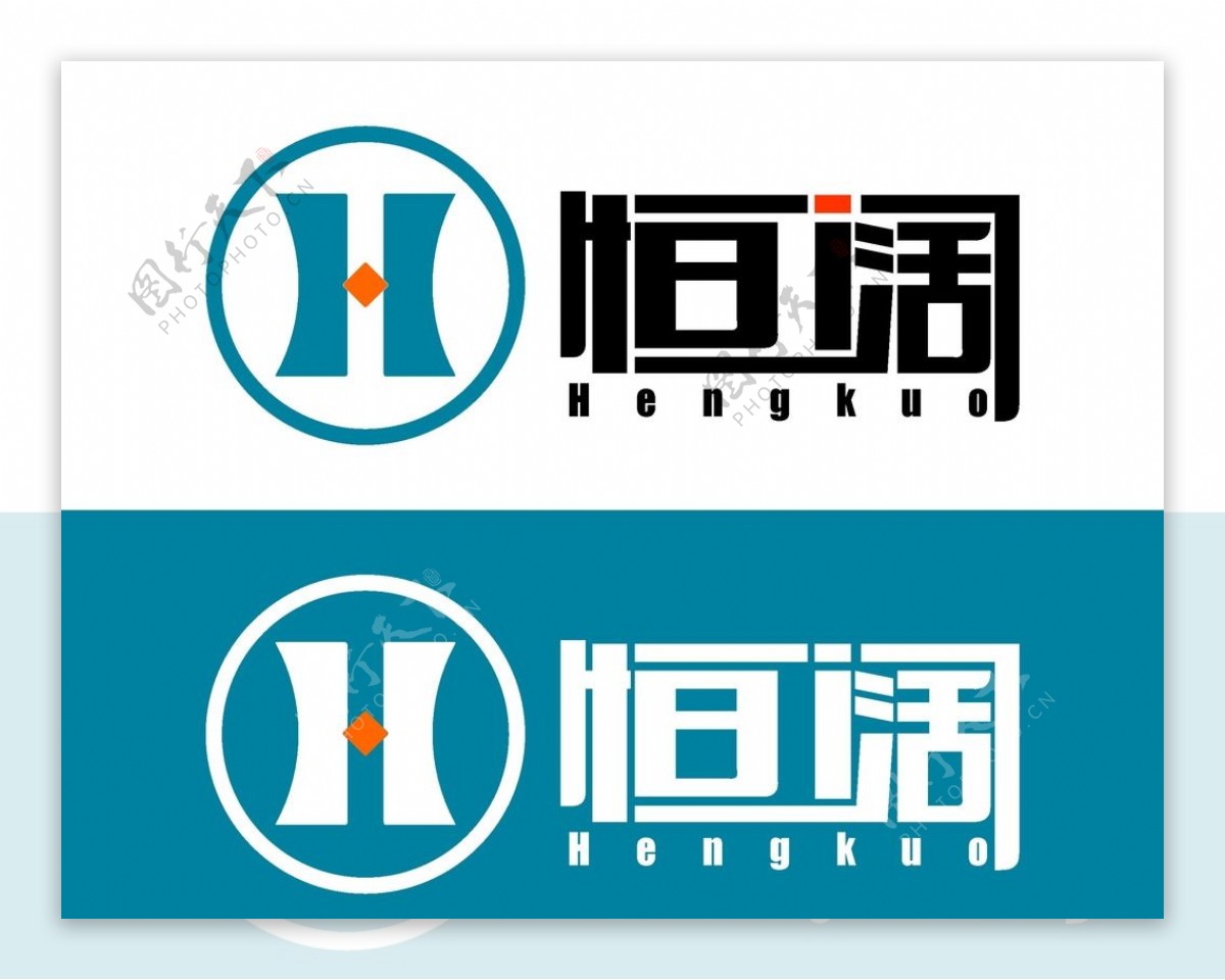 HK字母logo