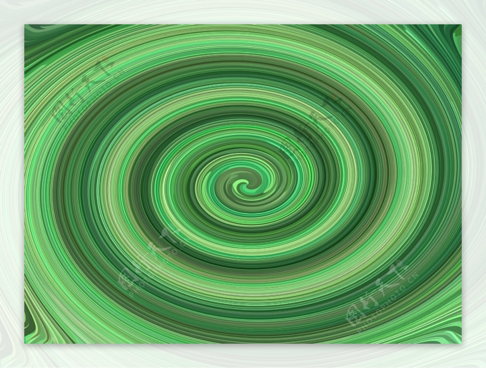 绿色自然抽象旋涡背景素材