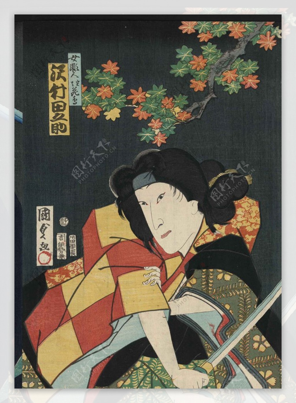 8日本浮世绘国画绘本高清图集