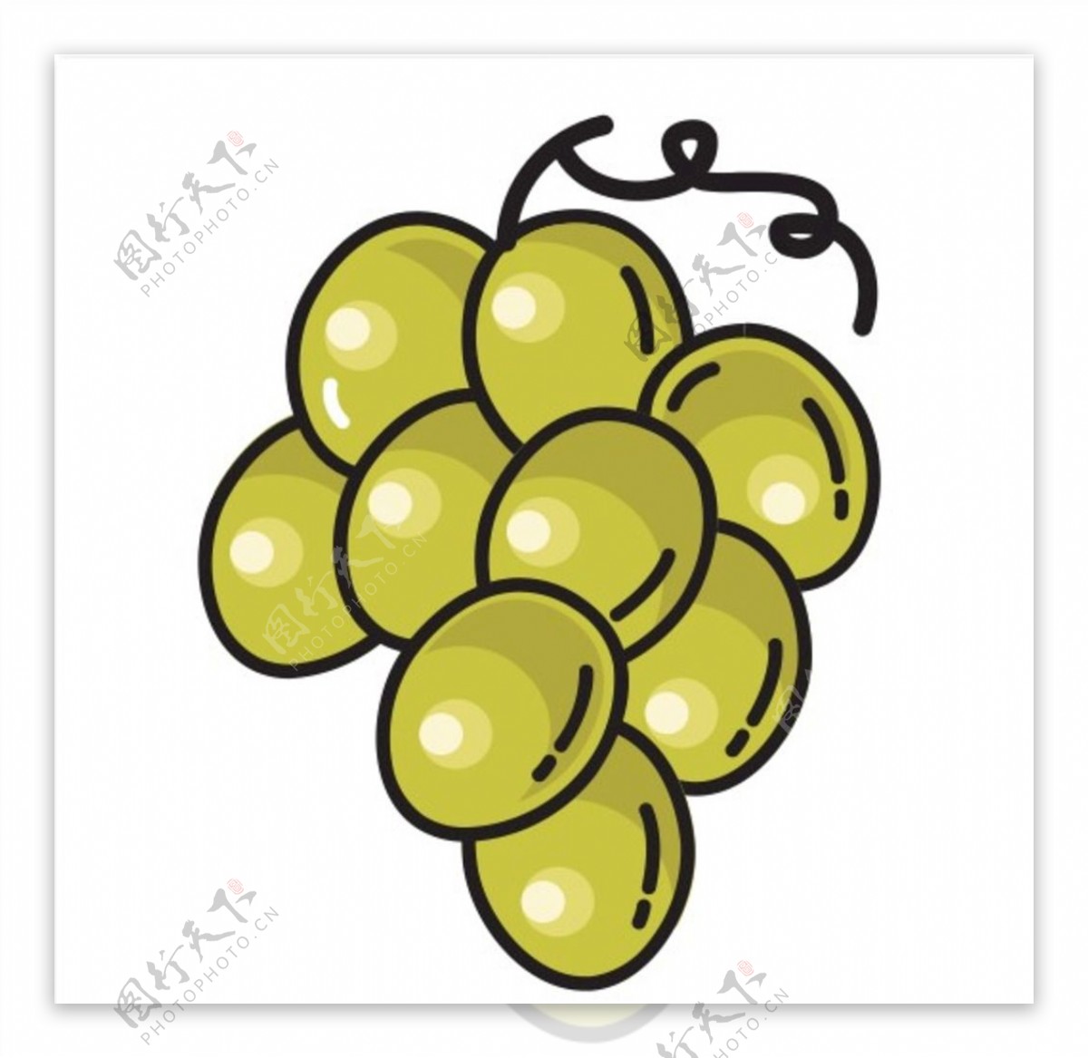 葡萄水果图片设计素材png