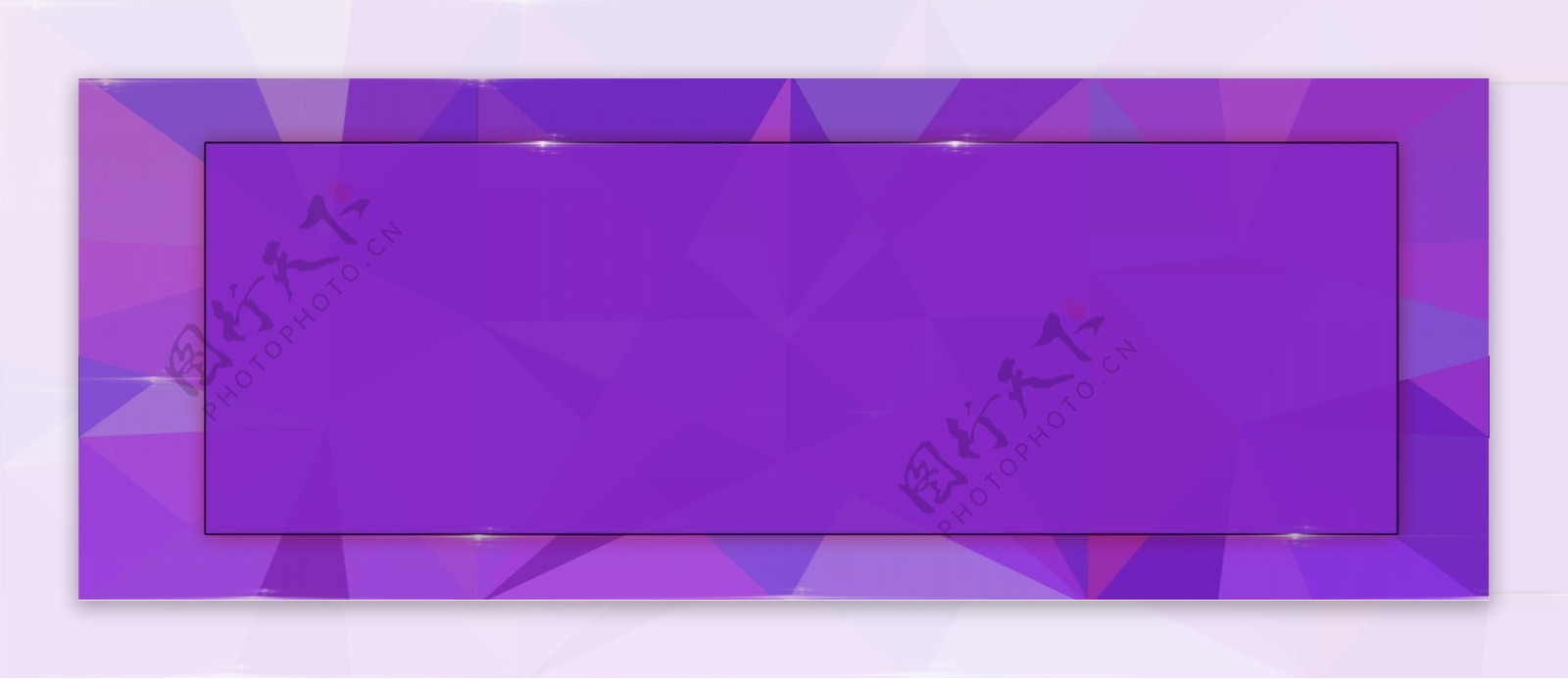 原创兰紫低多边形背景素材
