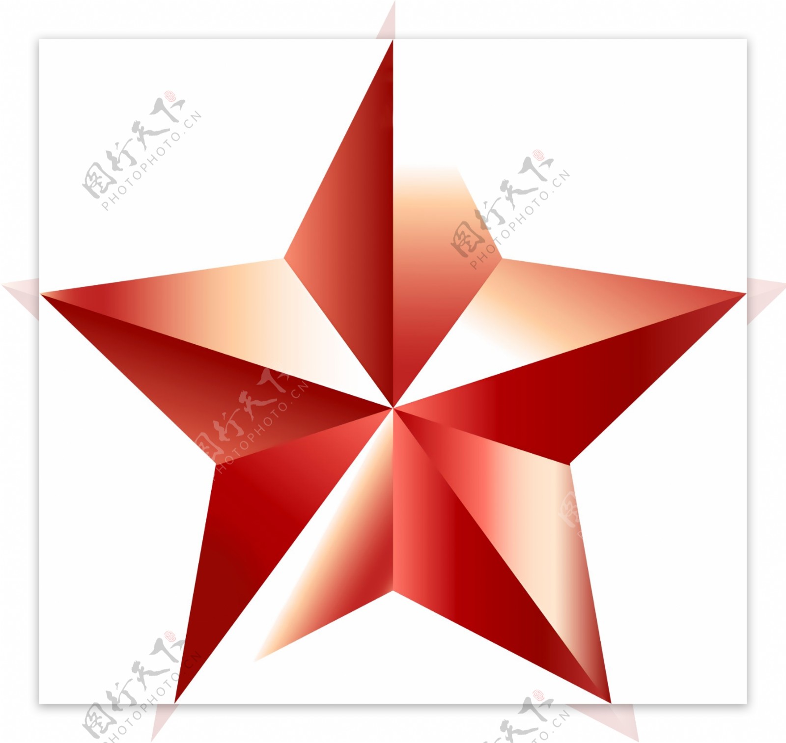 红色五角星图片素材免费下载 - 觅知网