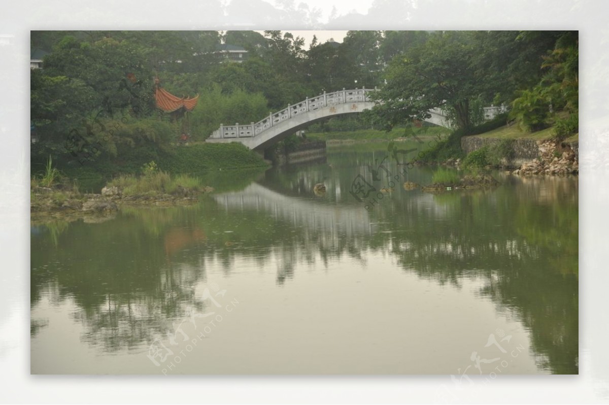 贵港南山风景凉亭南山寺