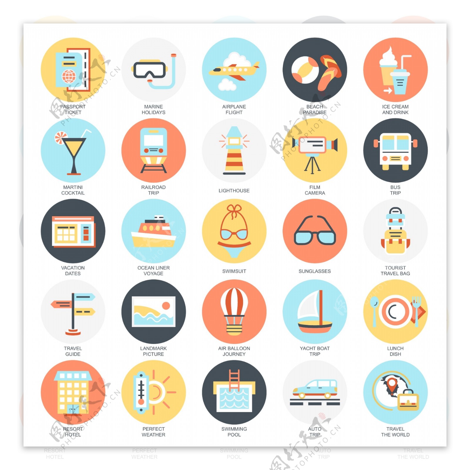 多款办公商业icon图标图片素材-编号31427348-图行天下