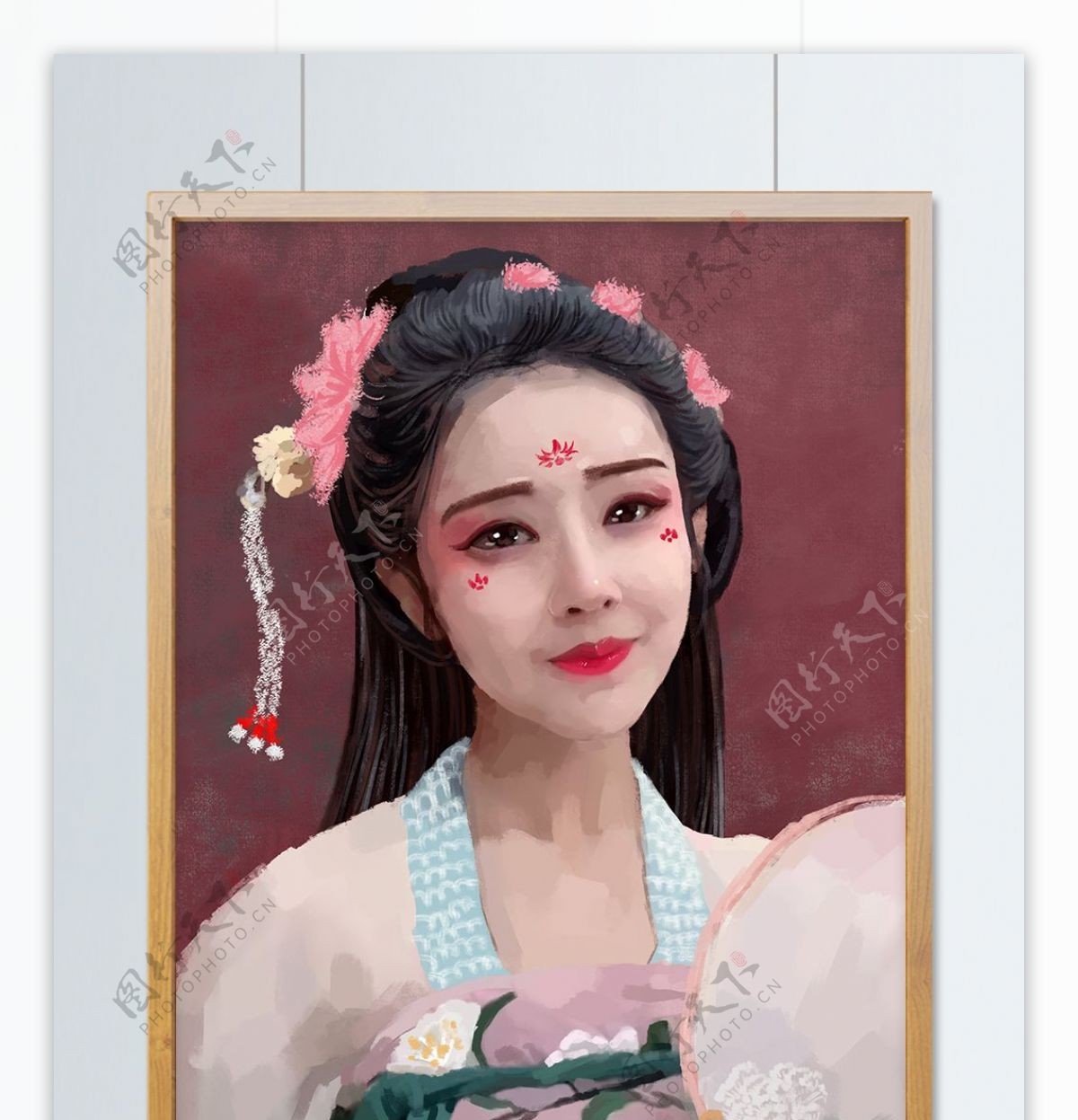 印象中国古代古风中国风美女