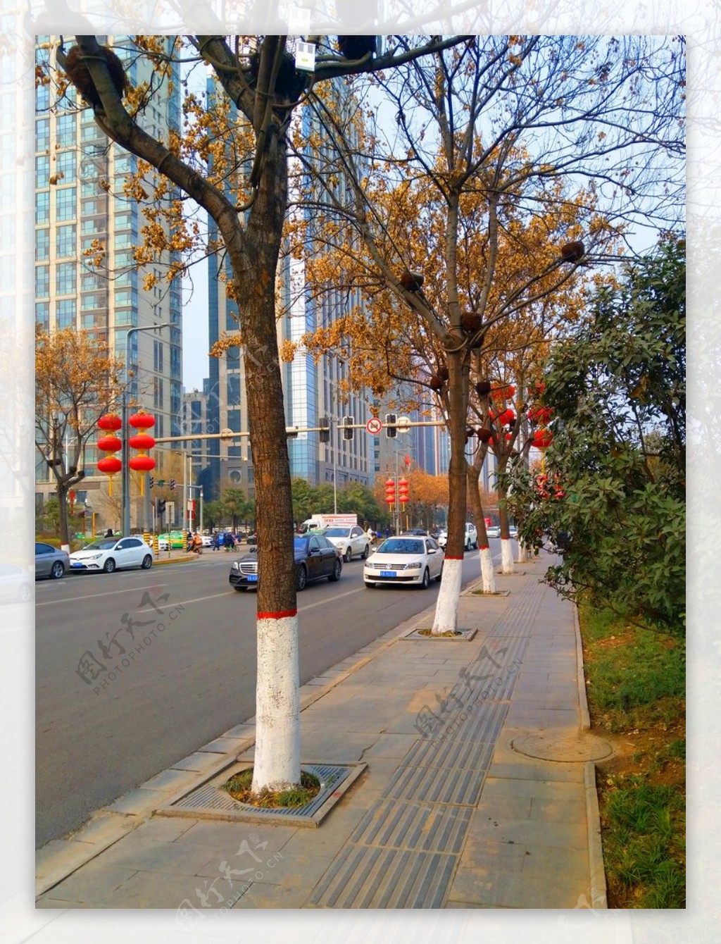 美丽的城市道路风景