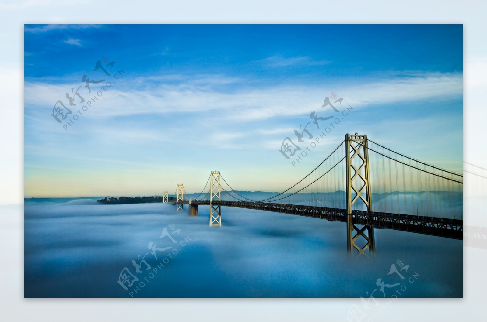 高速天桥唯美风景画