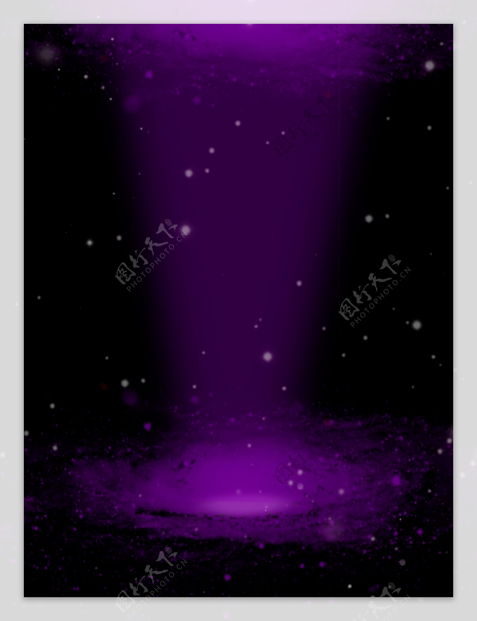 紫红色宇宙星空大气简约背景