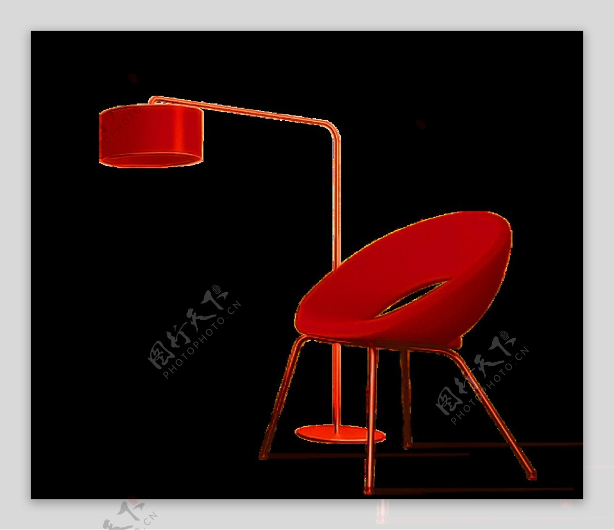 红色椅子PNG