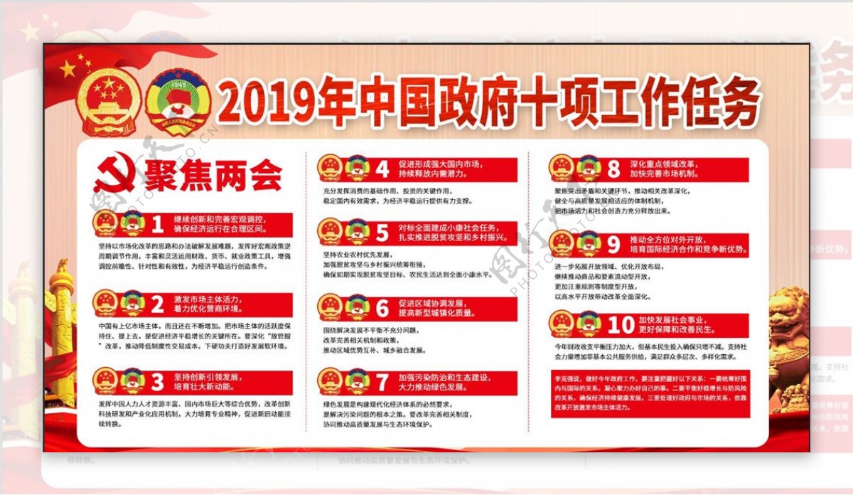 党建风2019年中国十项工
