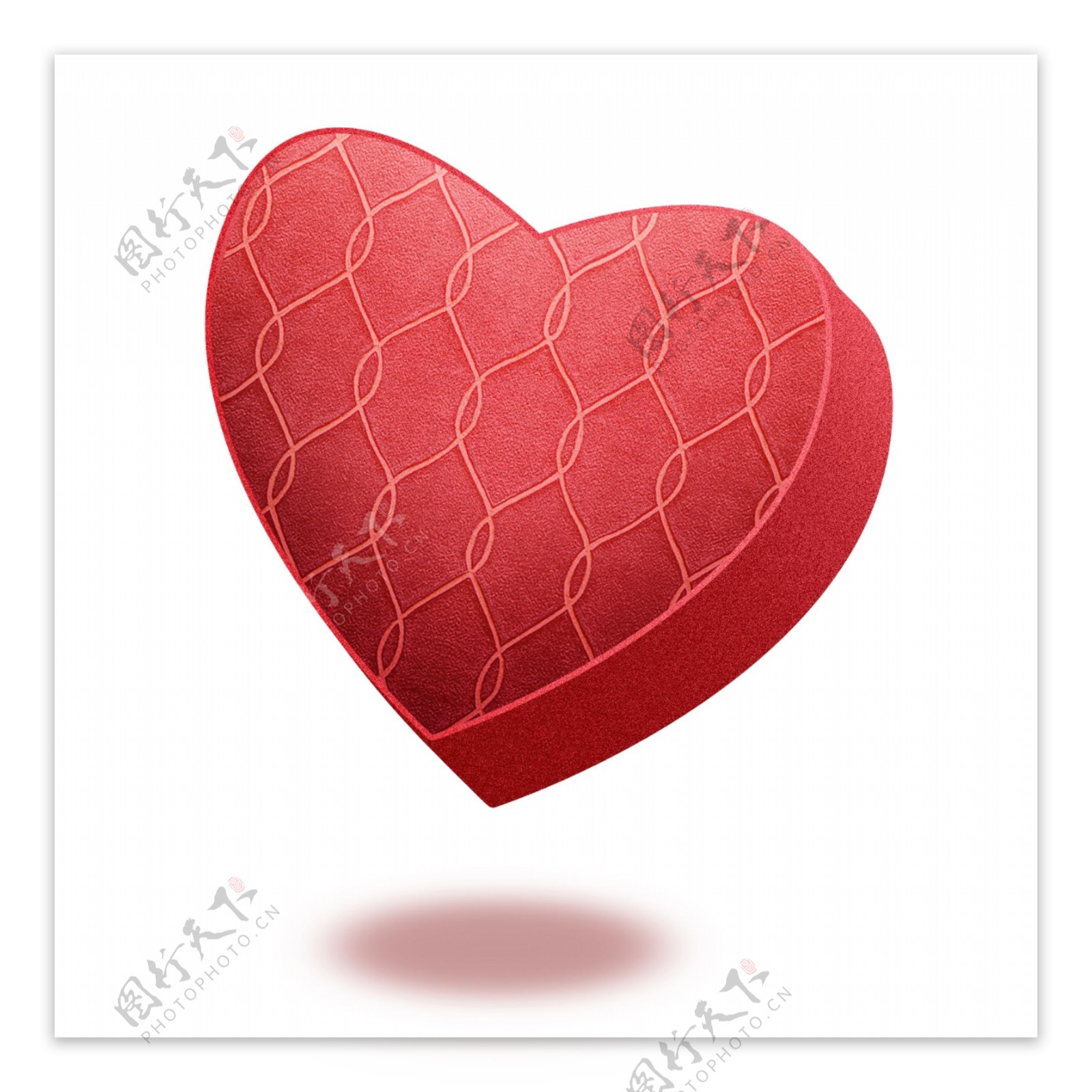 情人节爱心心形告白红色气球礼盒浪漫立体免扣
