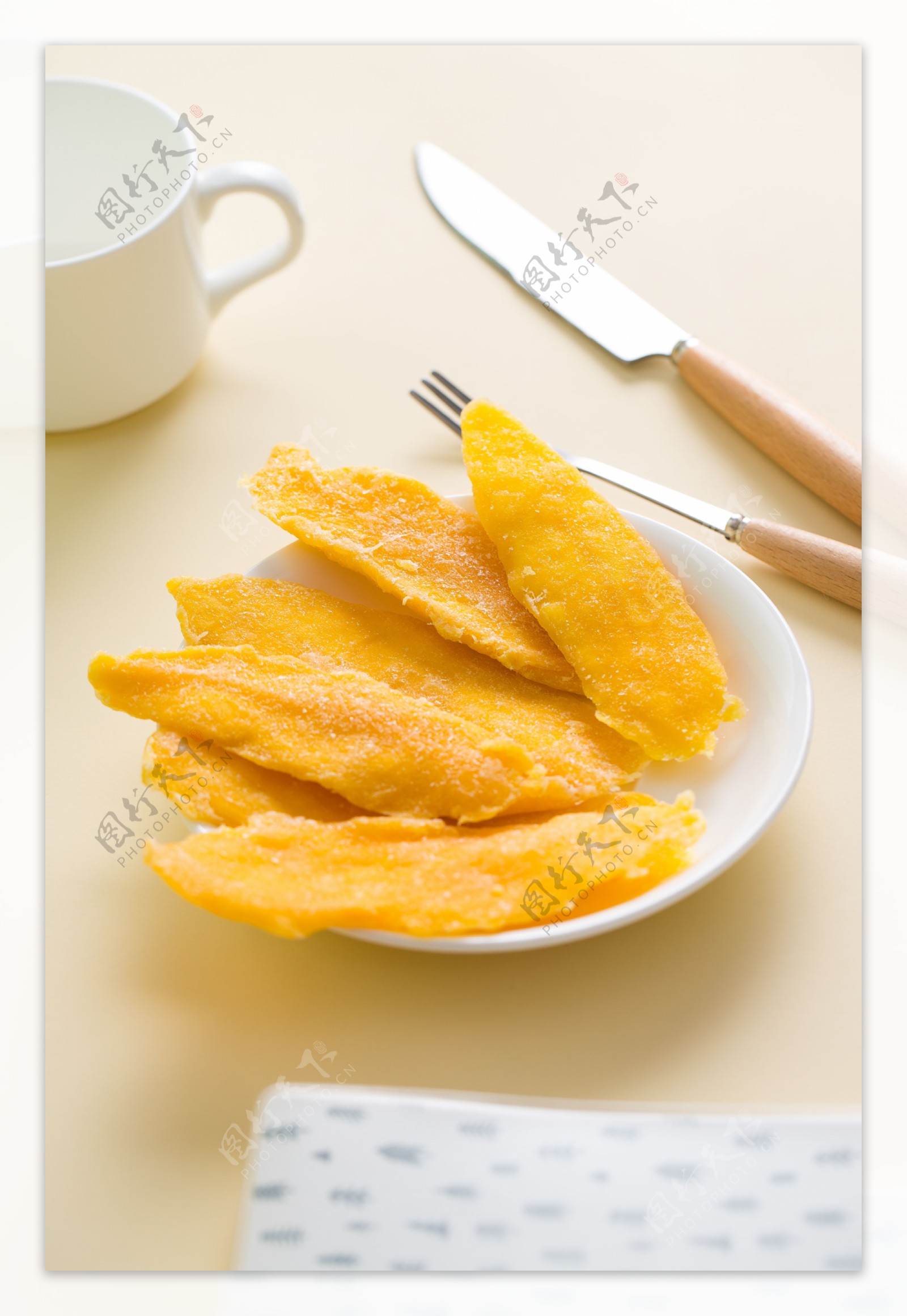 美味零食芒果干实物图摄影图1