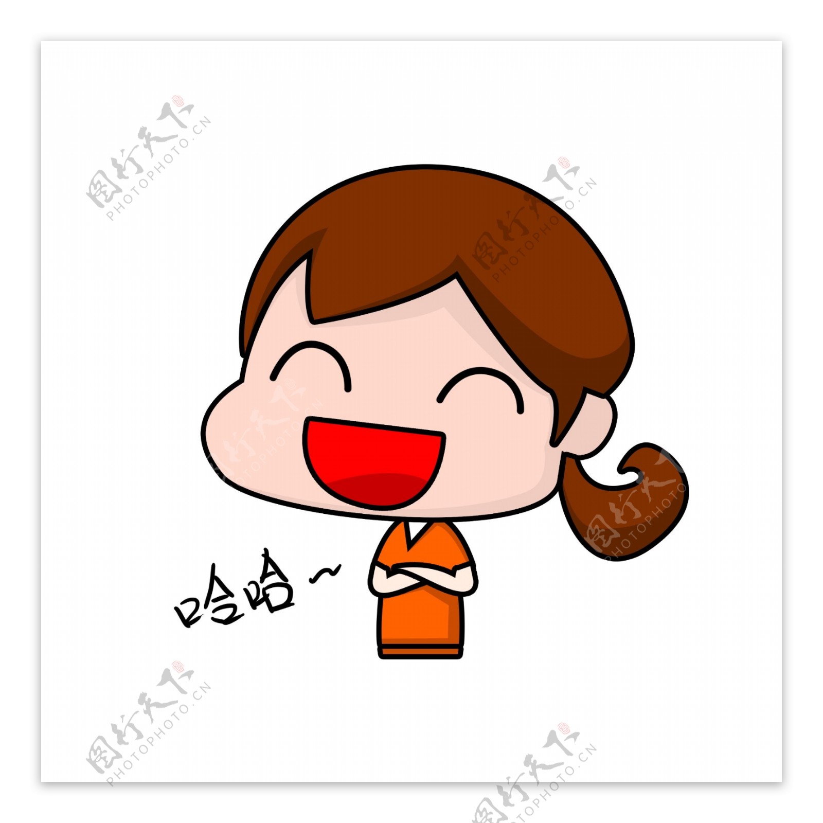 Smiley Petite Fille Illustration PNG , Petite Fille Clipart, Expression, En Riant Fichier PNG et ...