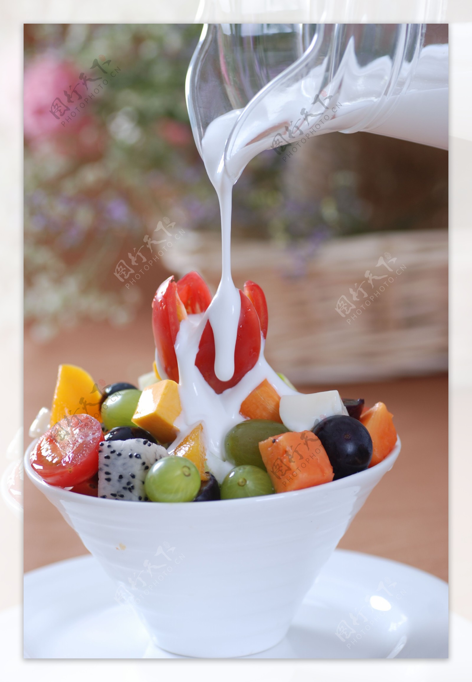 酸奶水果捞