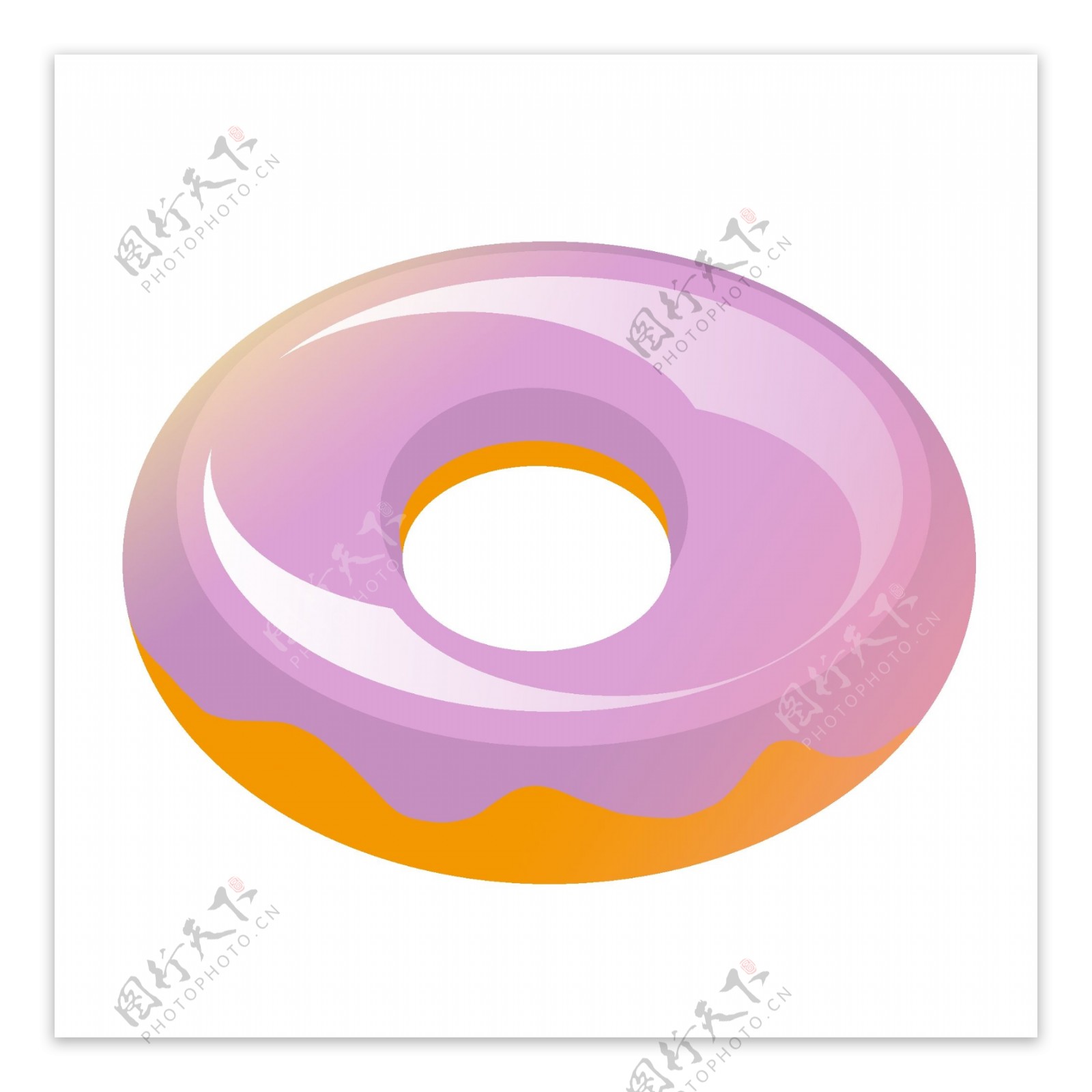 紫色圆圈游泳圈