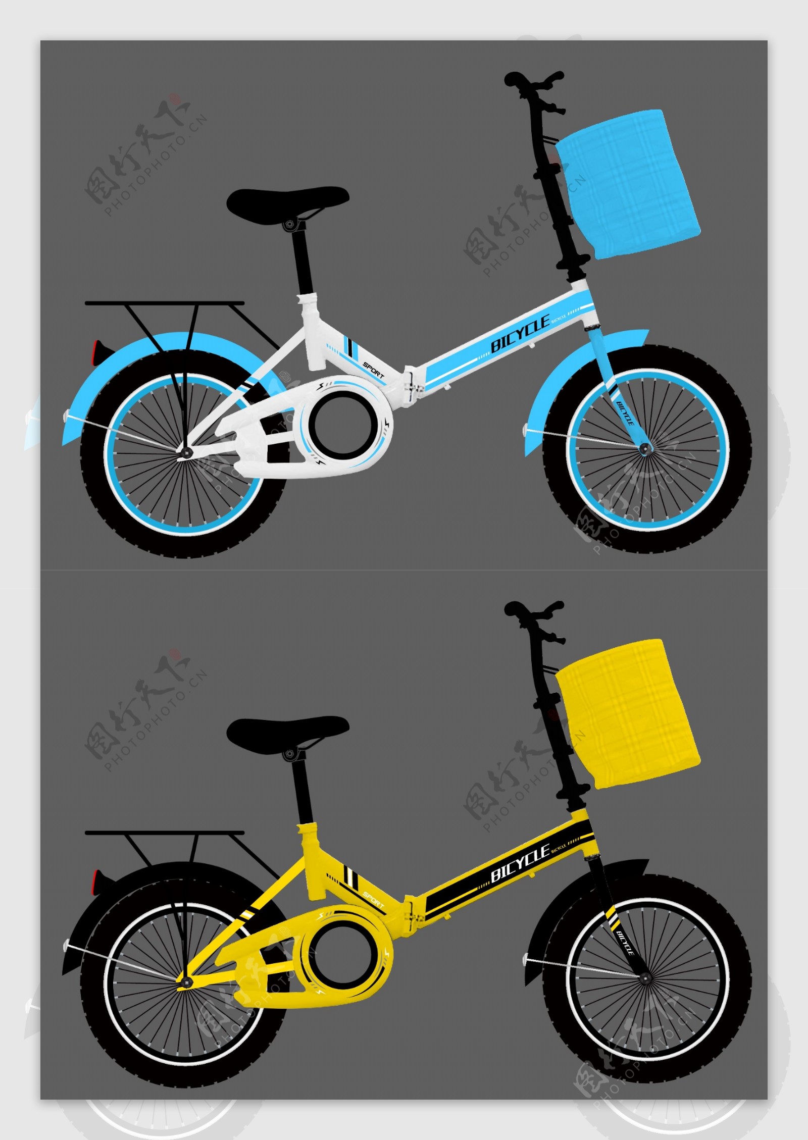 自行车贴花设计