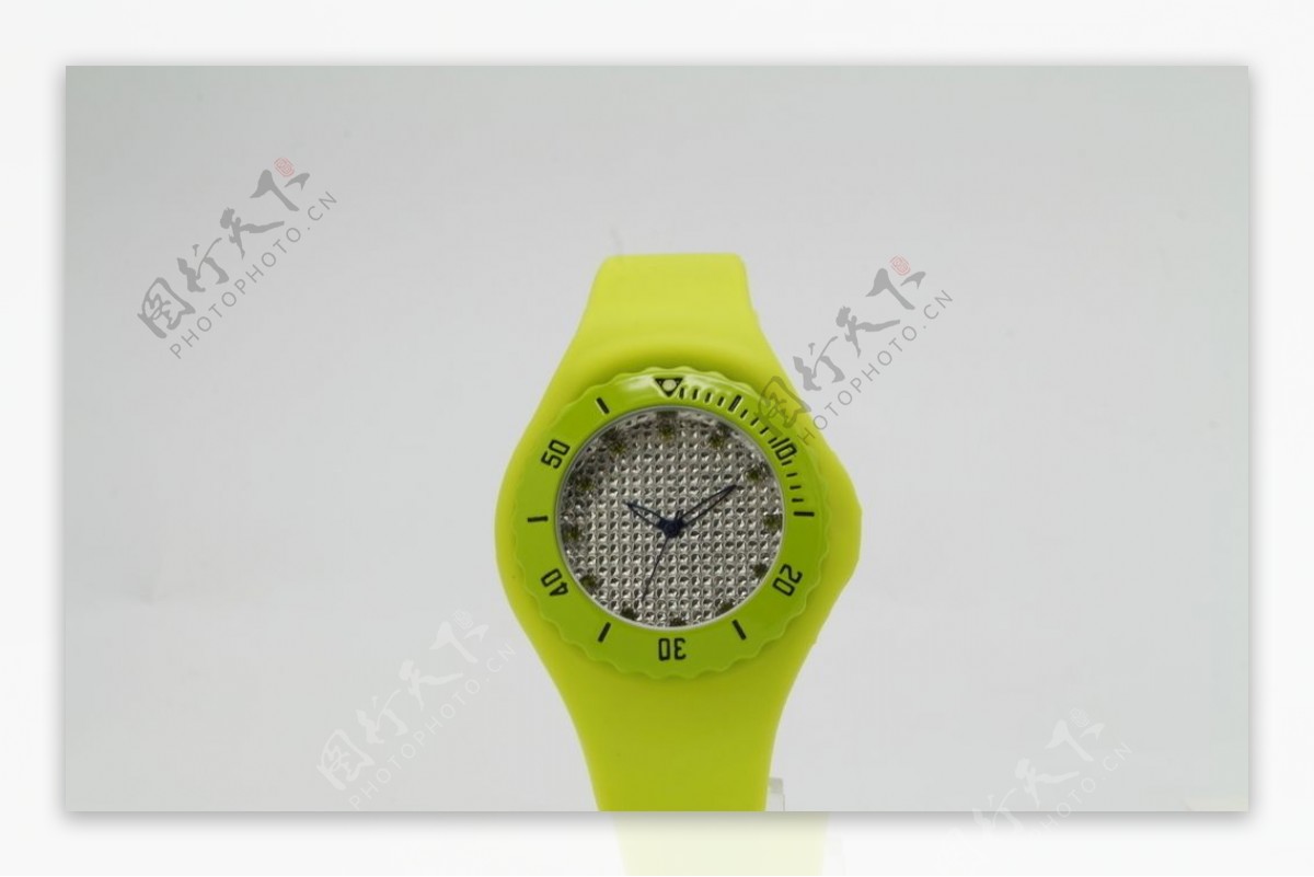 绿色手表硅胶带