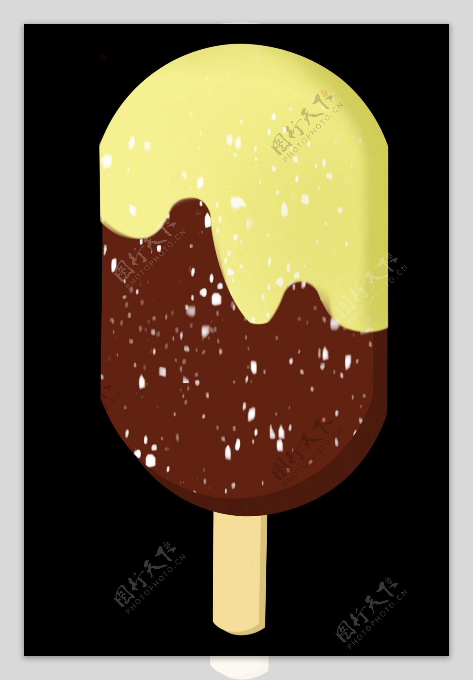 夏季巧克力冰淇淋