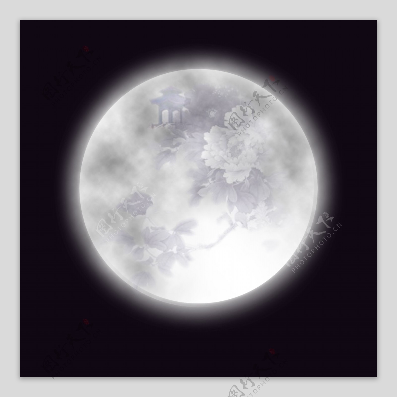 中秋月球