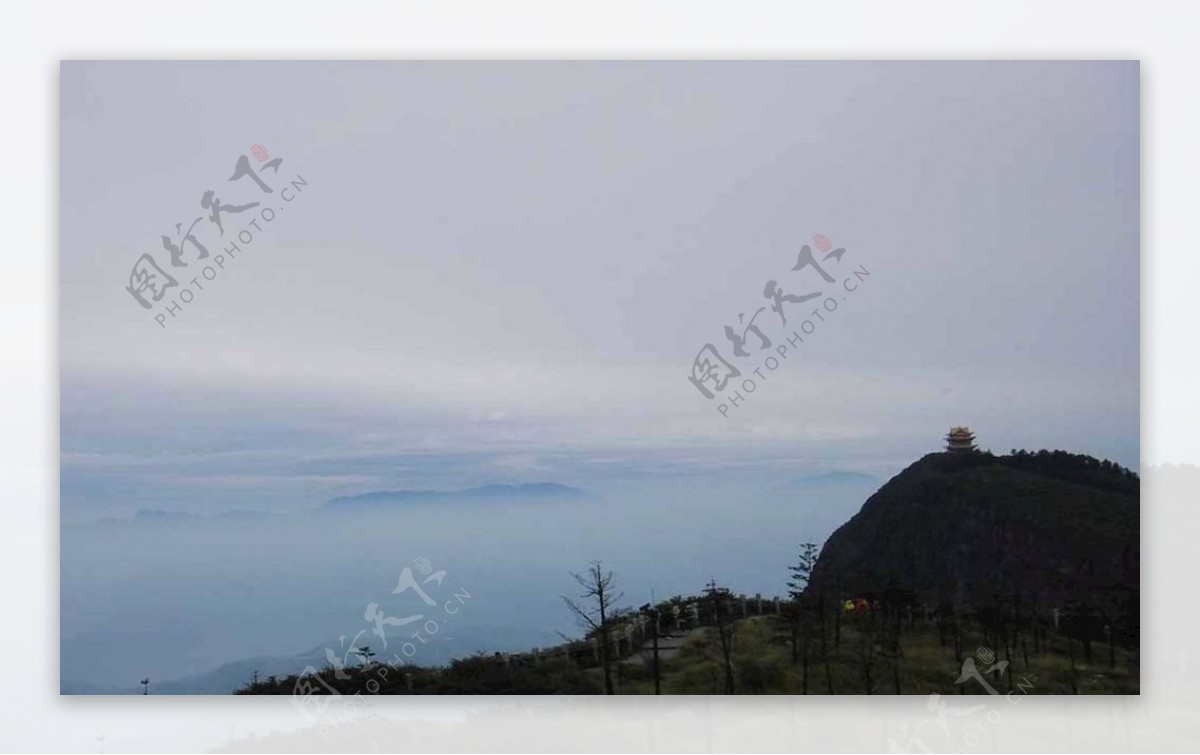 四川峨眉唯美雪景