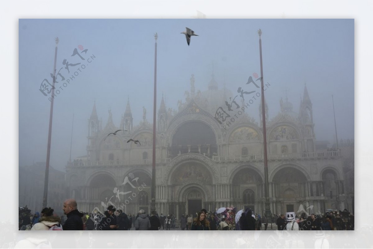 雾中圣马可教堂