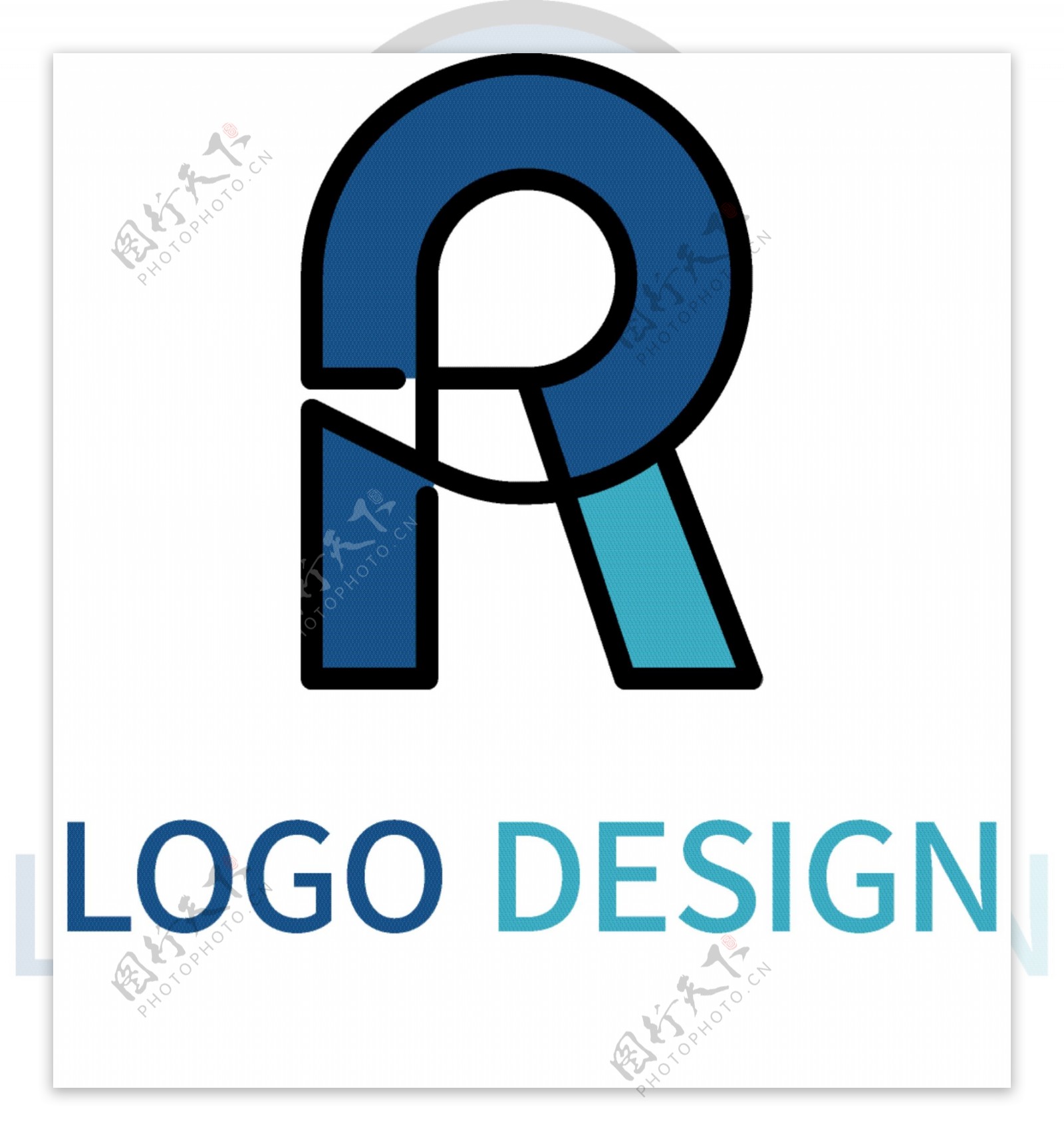 原创企业字母logo标志