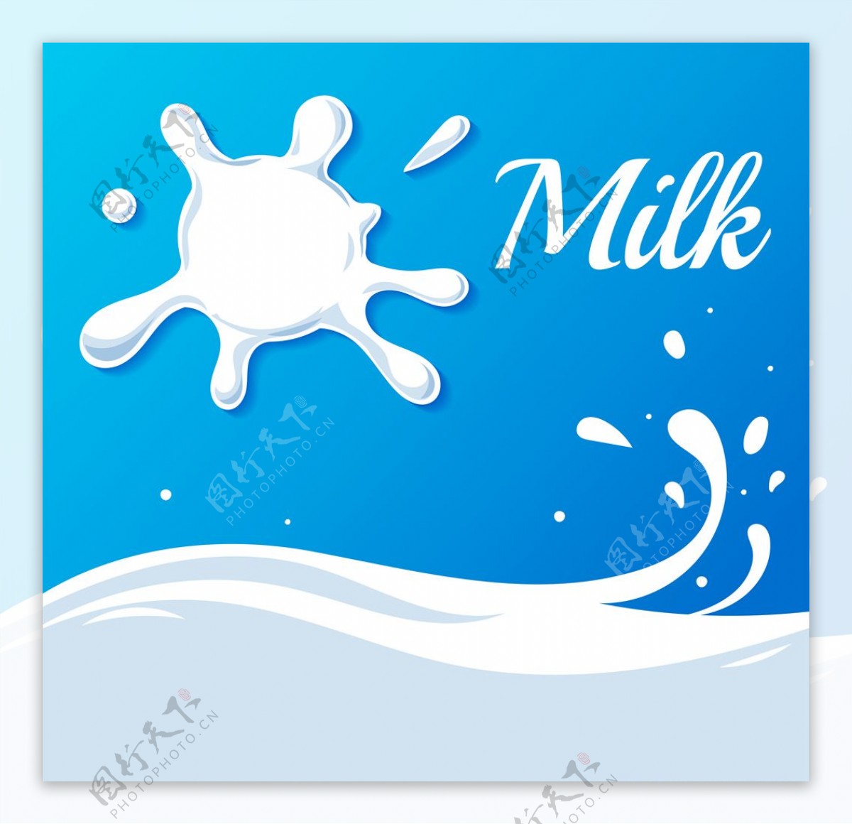 新鲜牛奶海报