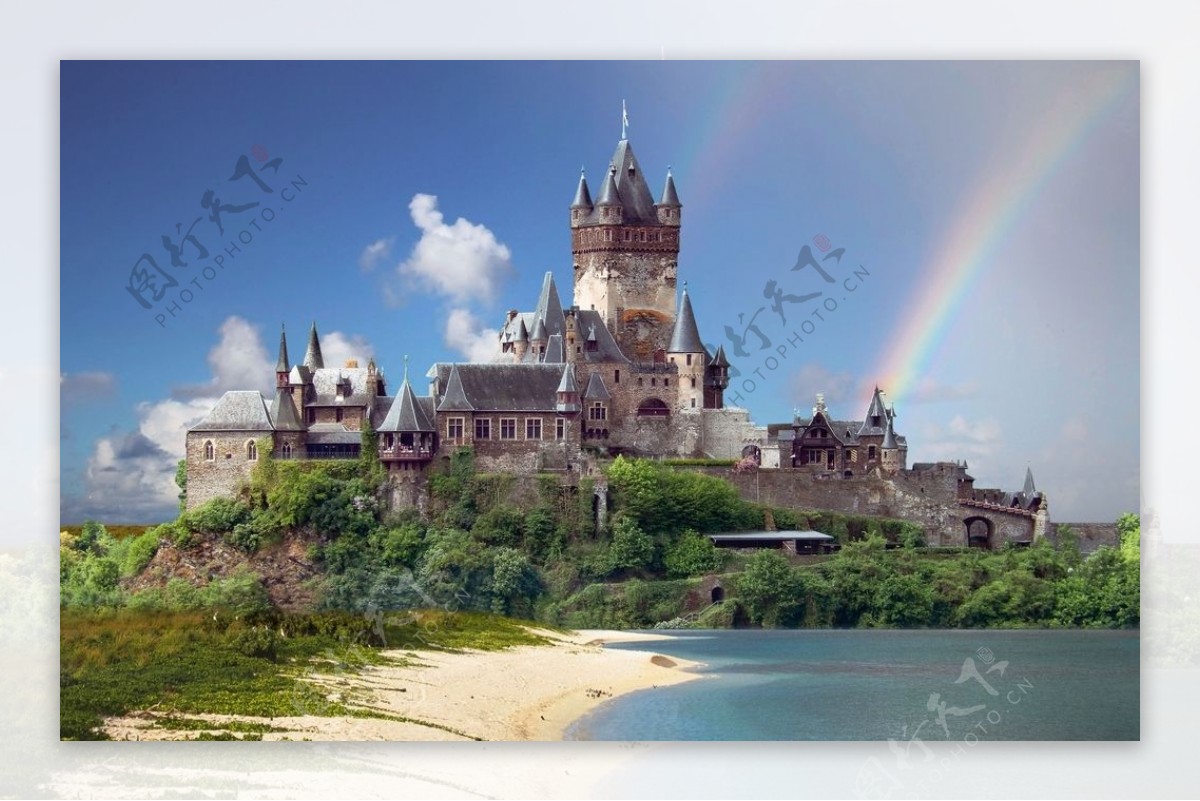 世界著名海边城堡,城堡,城堡_大山谷图库