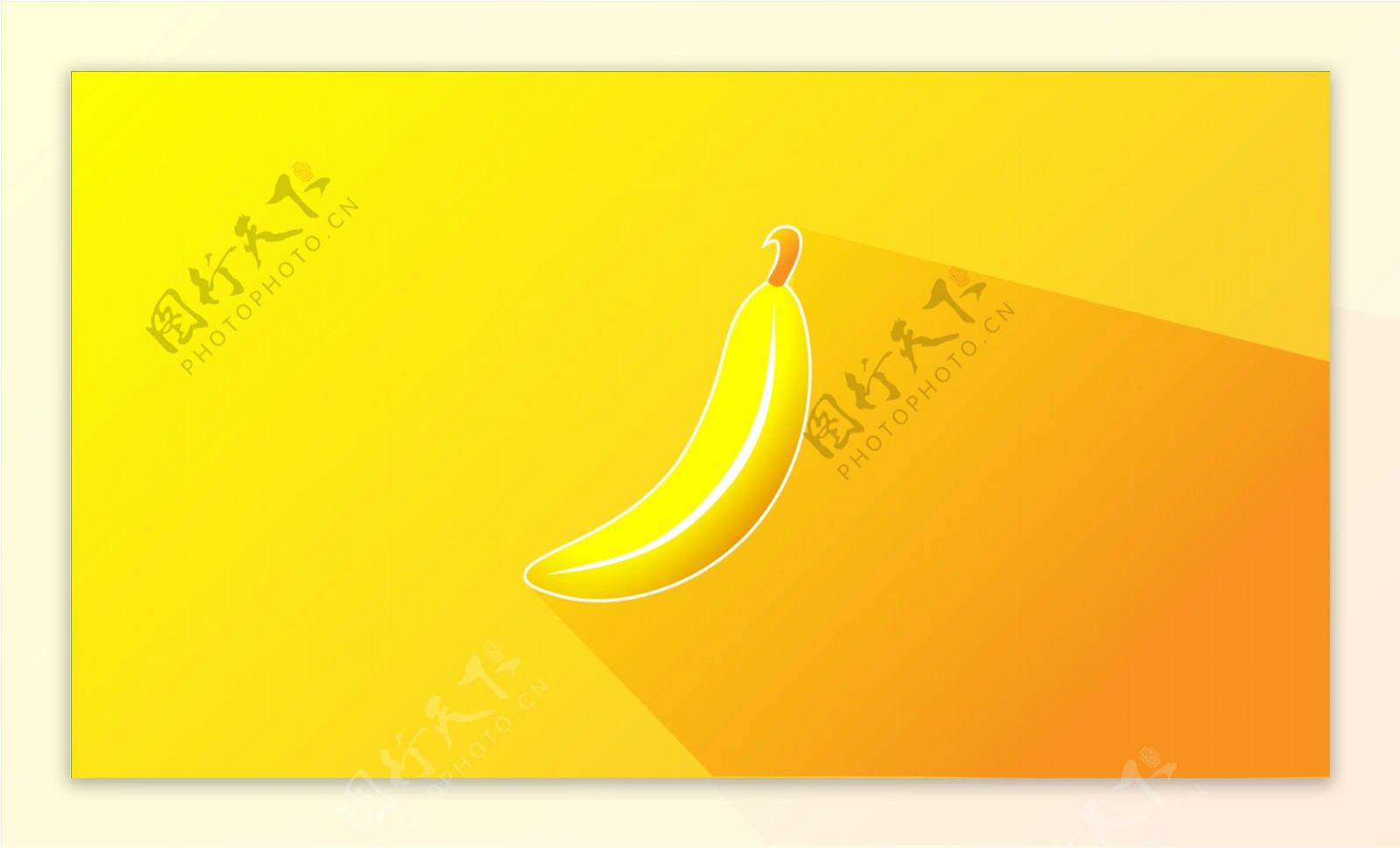 香蕉插图海报