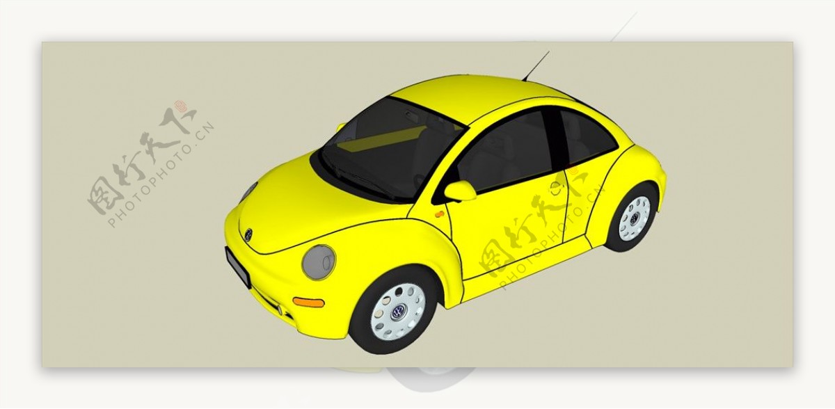 甲壳虫轿车模型
