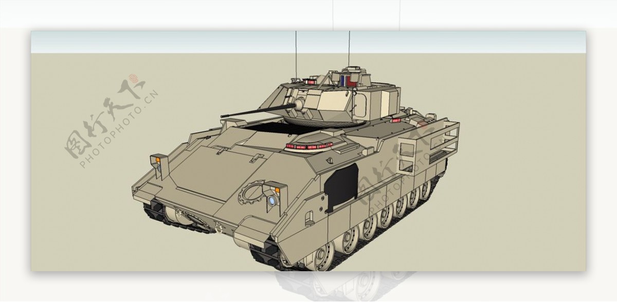 步兵战车模型