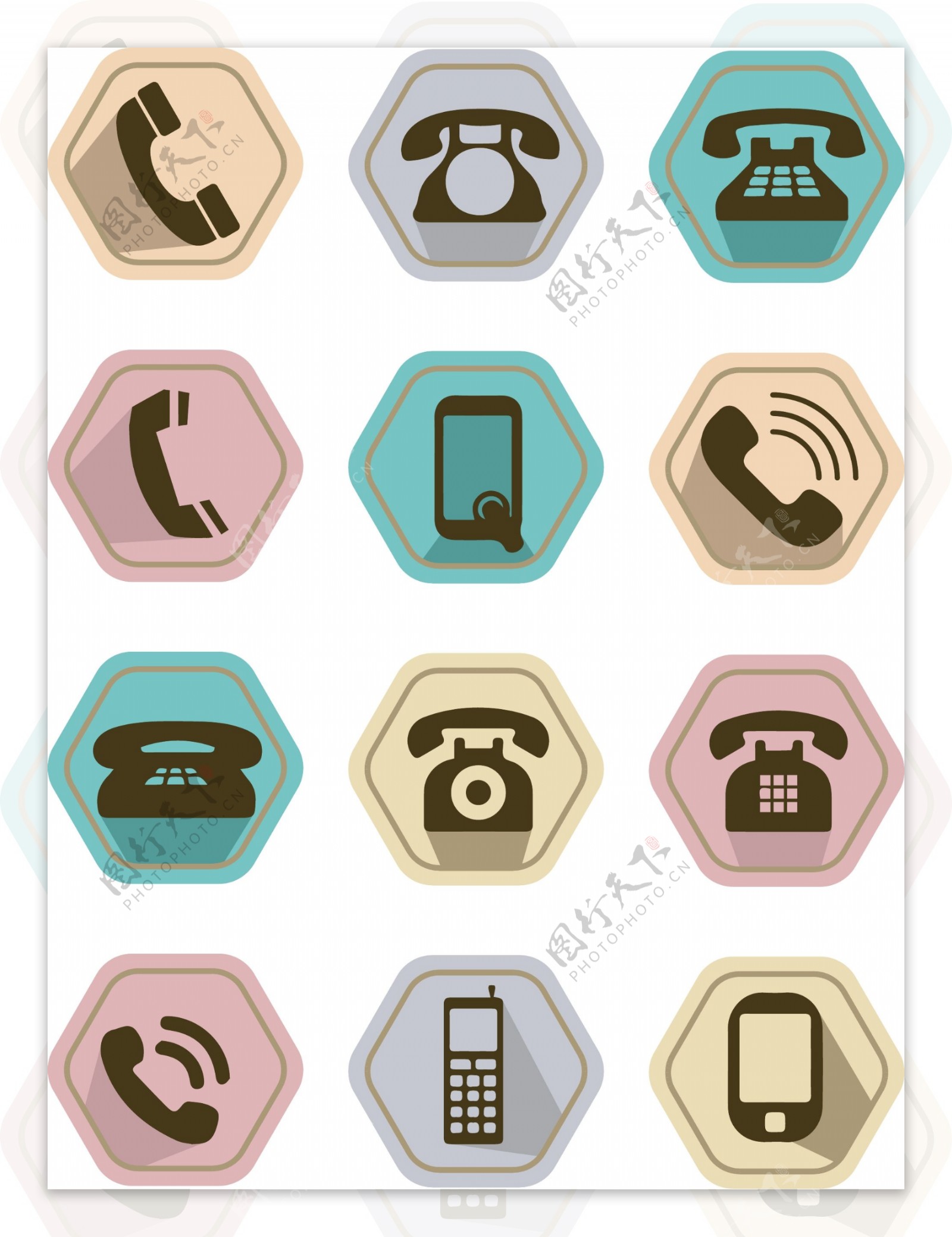 电话矢量图图片素材-编号37257388-图行天下