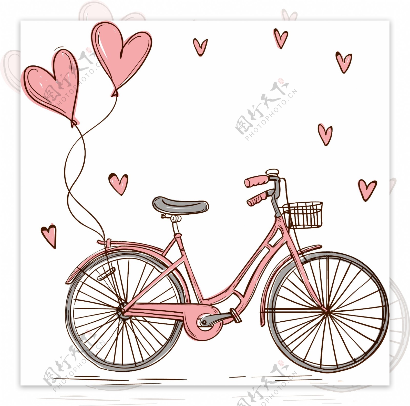 单车情侣动漫桌面壁纸-壁纸图片大全