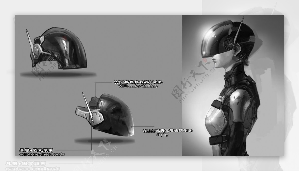 VR头盔概念设计