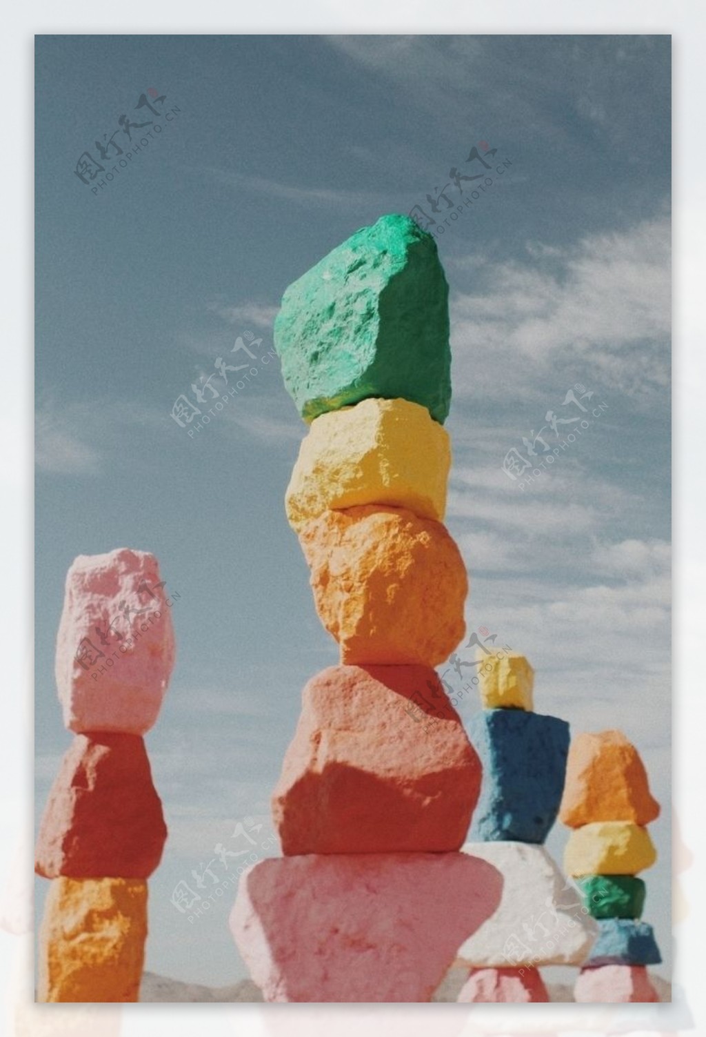 彩色岩石