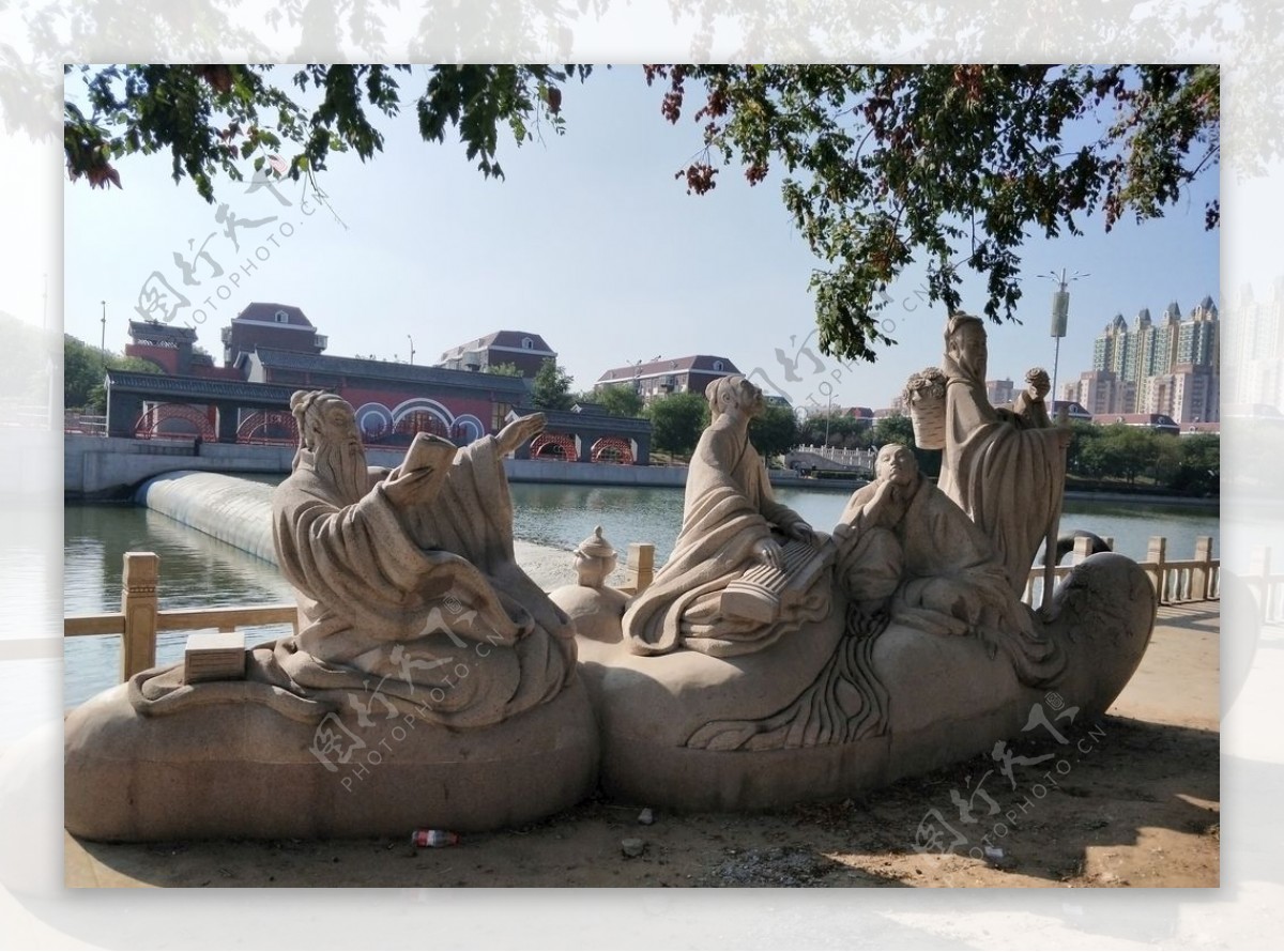 唐山环城水系雕塑景观