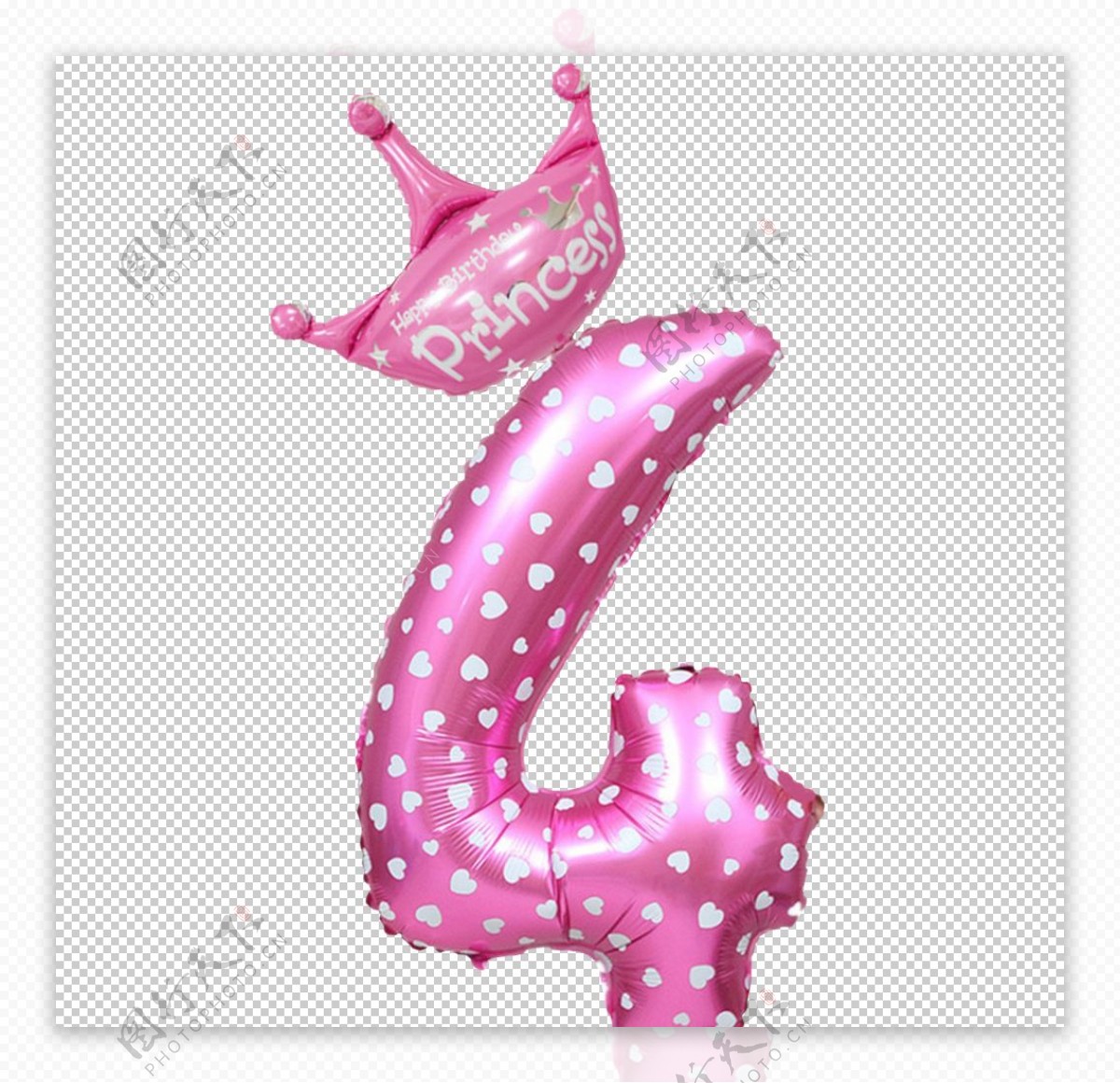 粉色气球字4