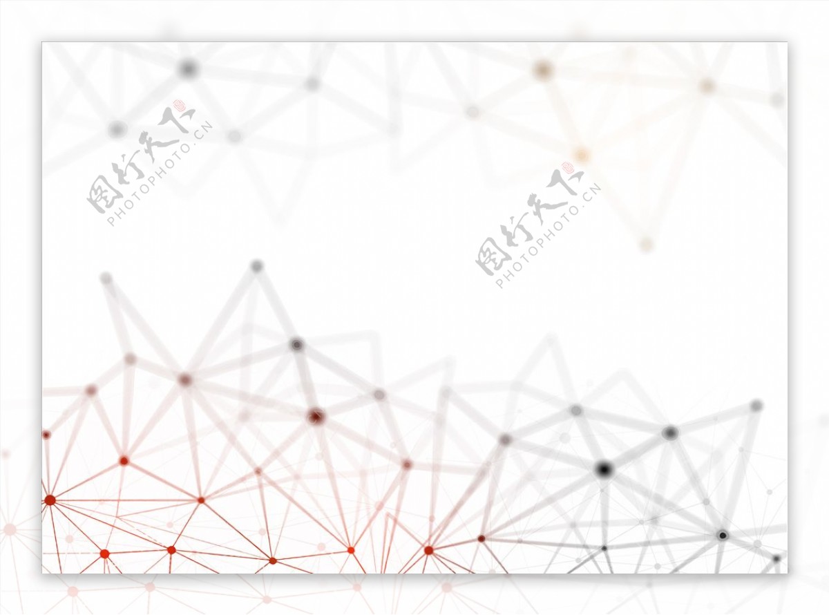 创意科技矢量线框数据关联效果图